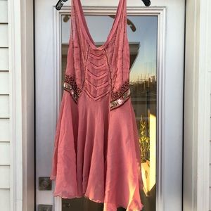 Free people embroidered slip dress